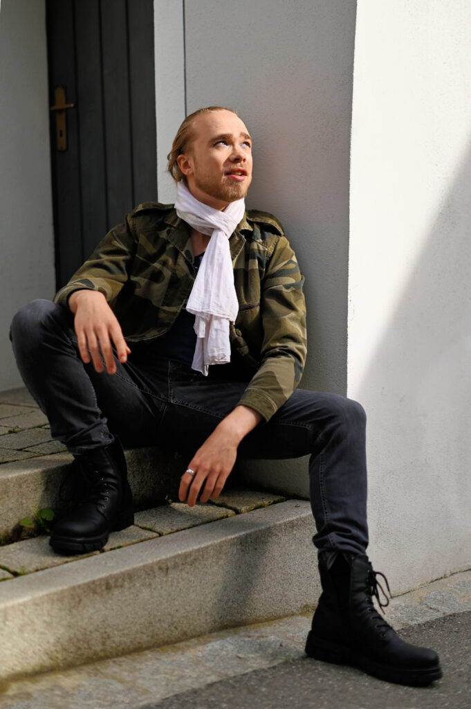 Gesangsunterricht, Gesangscoach, Stimmbildner - ich als Hamilton-Verschnitt